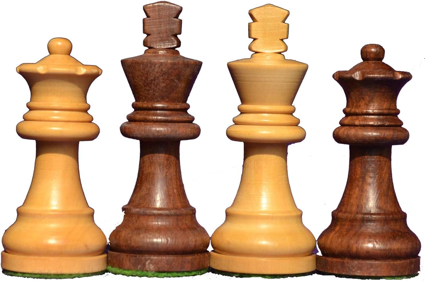 Staunton Chess Set Wooden 32 Chess Pieces Rosewood / Boxwood