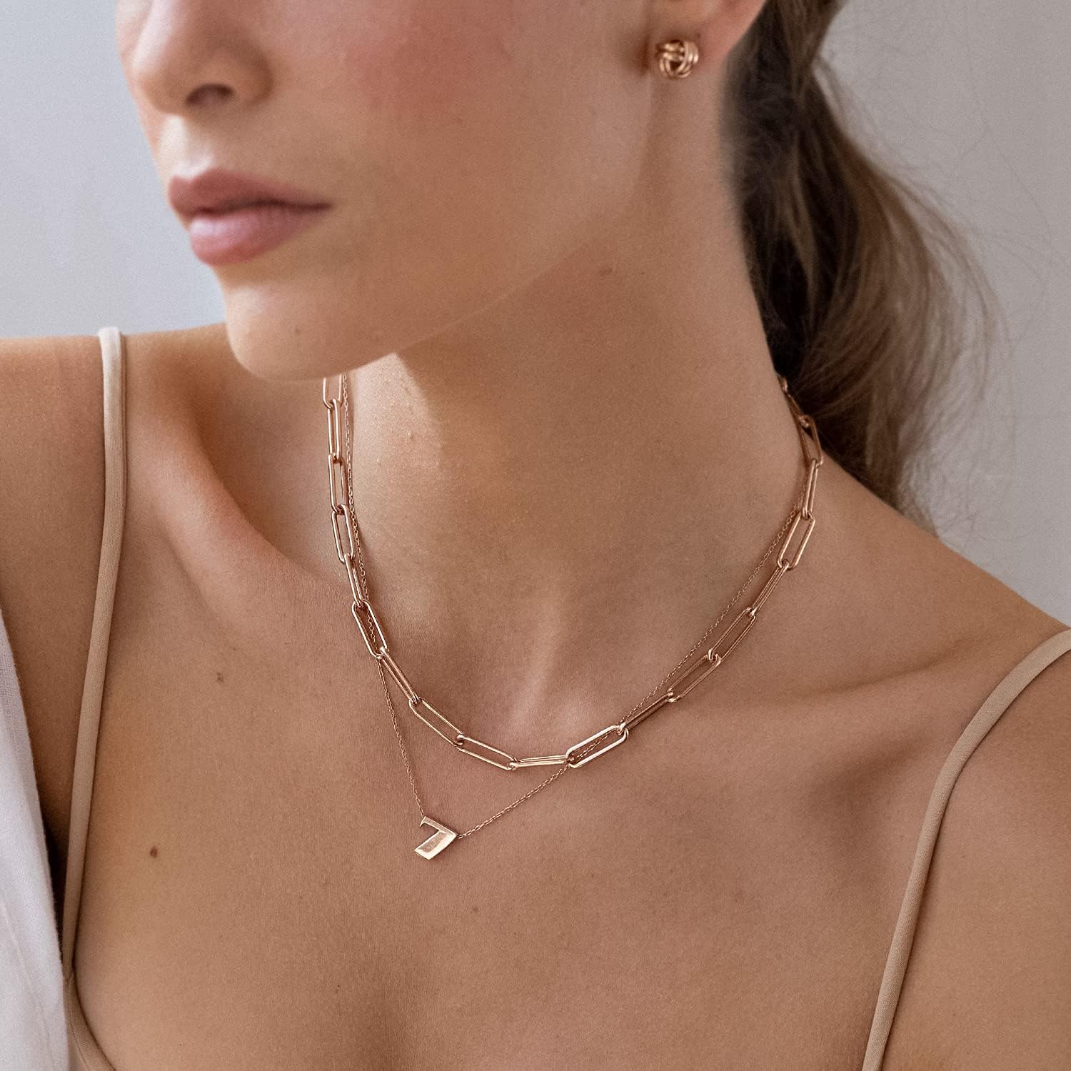 OAK & LUNA - Choose Your Style Women's Chain - Sterling Silver, 18K Gold Plated, Gold Vermeil, 14K Solid Gold - Bobble, Paperclip, Herringbone, Gourmette, Rope, Texture, Pearl, Cable, Mirror, Box, Twist - Custom Length