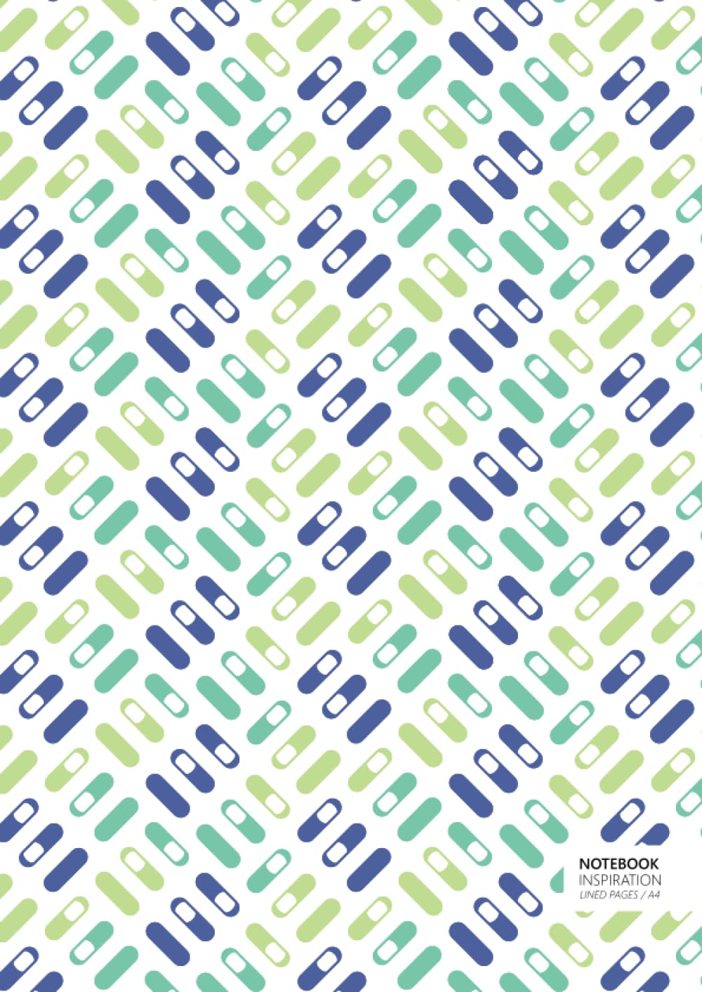 Inspiration Notebook - A4: (Lime Fresh Edition) Fun notebook 192 lined pages (A4 / 8.27x11.69 inches / 21x29.7cm)