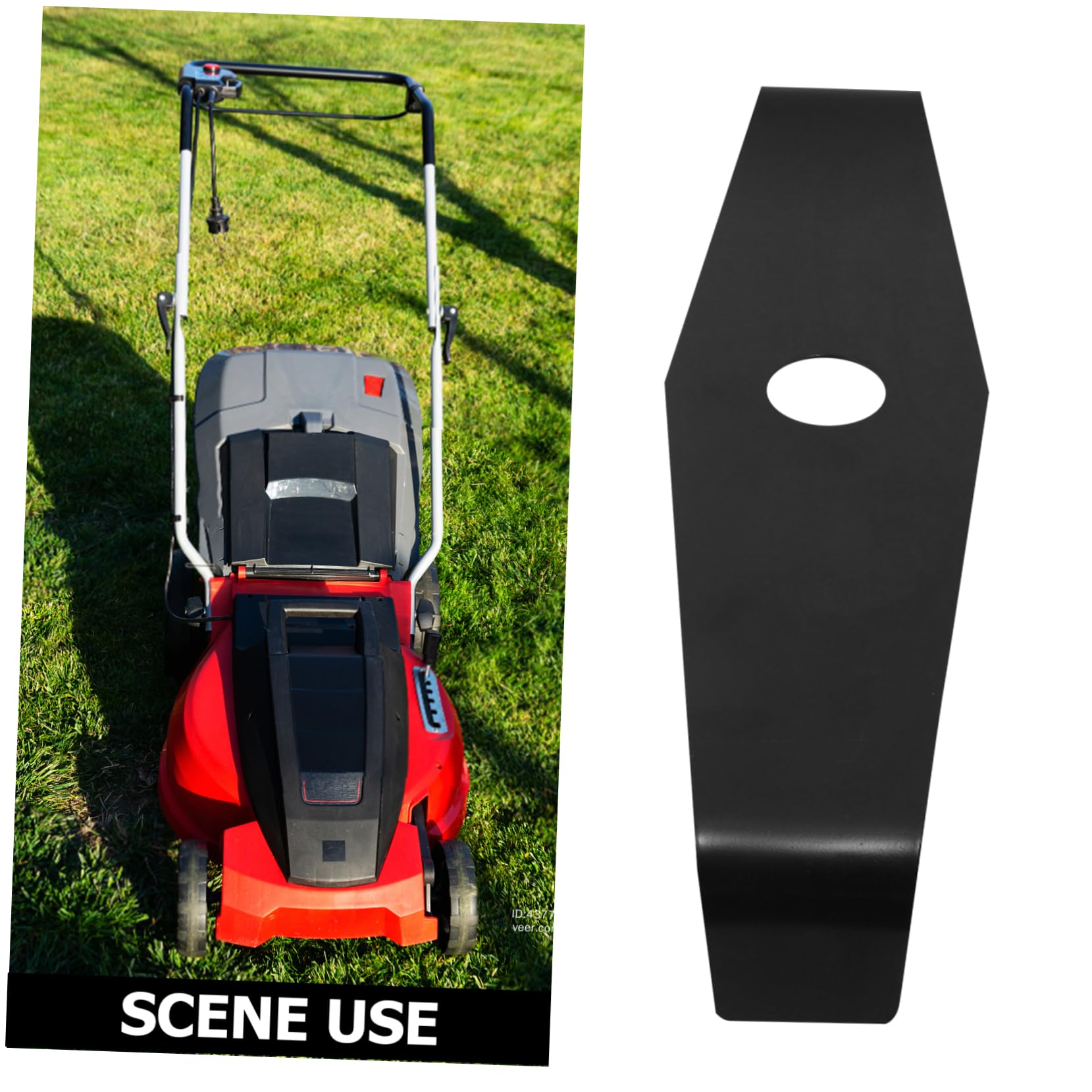Toyvian 2 Series Accesorios para Cortacésped De Manganeso Cuchillas De Repuesto Resistentes para Desbrozadora Recambios Ligeros para Jardines Parques Y Praderas Compatibles con 2 Piezas*2
