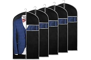 Syeeiex 40" Suit Storage Bags Hanging for Closet Storage