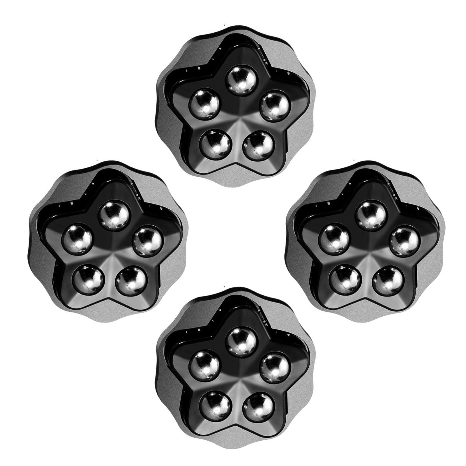 4Pcs Adhesive Furniture Casters 360 Swivels Universals Wheel Appliance Sliders for Kitchen Appliance Easily Install Sliders for Kitchen Appliances