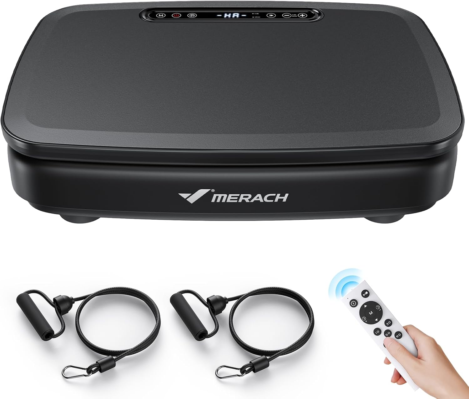 MERACH Vibration Plate Exercise Machine, Vibrating Plate Exercise Machine for Women Men, Vibration Plate with 2 Tension Ropes LED Display, Workout Equipment for Home MERACH Vibration Plate Exercise Machine, Vibrating Plate Exercise Machine for Women Men, Vibration Plate with 2 Tension Ropes LED Display, Workout Equipment for Home
