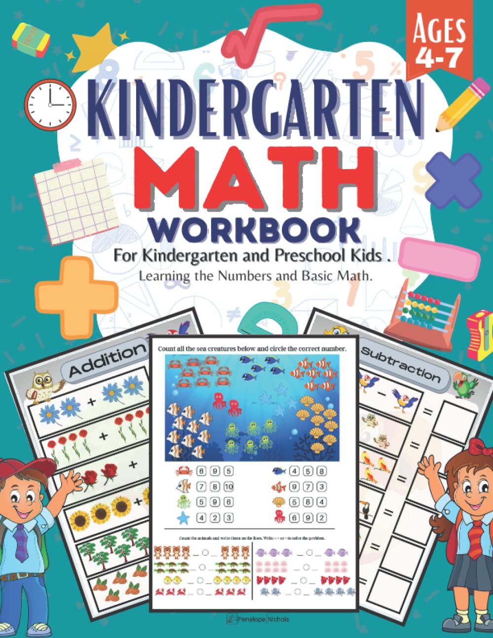 Buy Kindergarten Math Workbook For Kindergarten and Preschool Kids