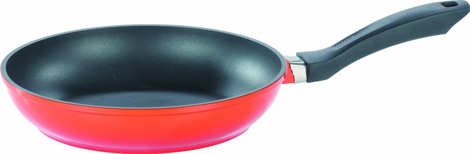 GSW Stahlwaren GmbH Fry Pan, 28 x 6 cm, 3.1 L, Aluminium, Black, 3.1 Litre
