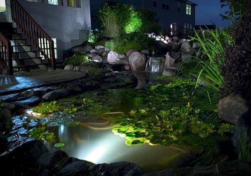 Miniatura 2 de Aquascape - Luz LED sumergible para estanque, jardín y resaltar el paisaje, Foco, Negro
