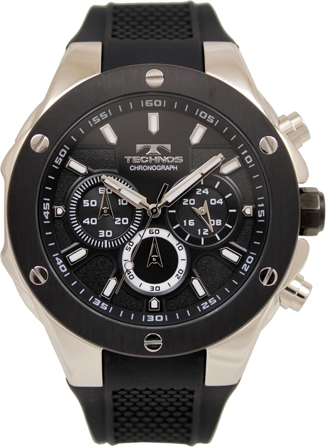 Amazon.co.jp: [テクノス]TECHNOS 腕時計 クロノグラフ T6C22BB