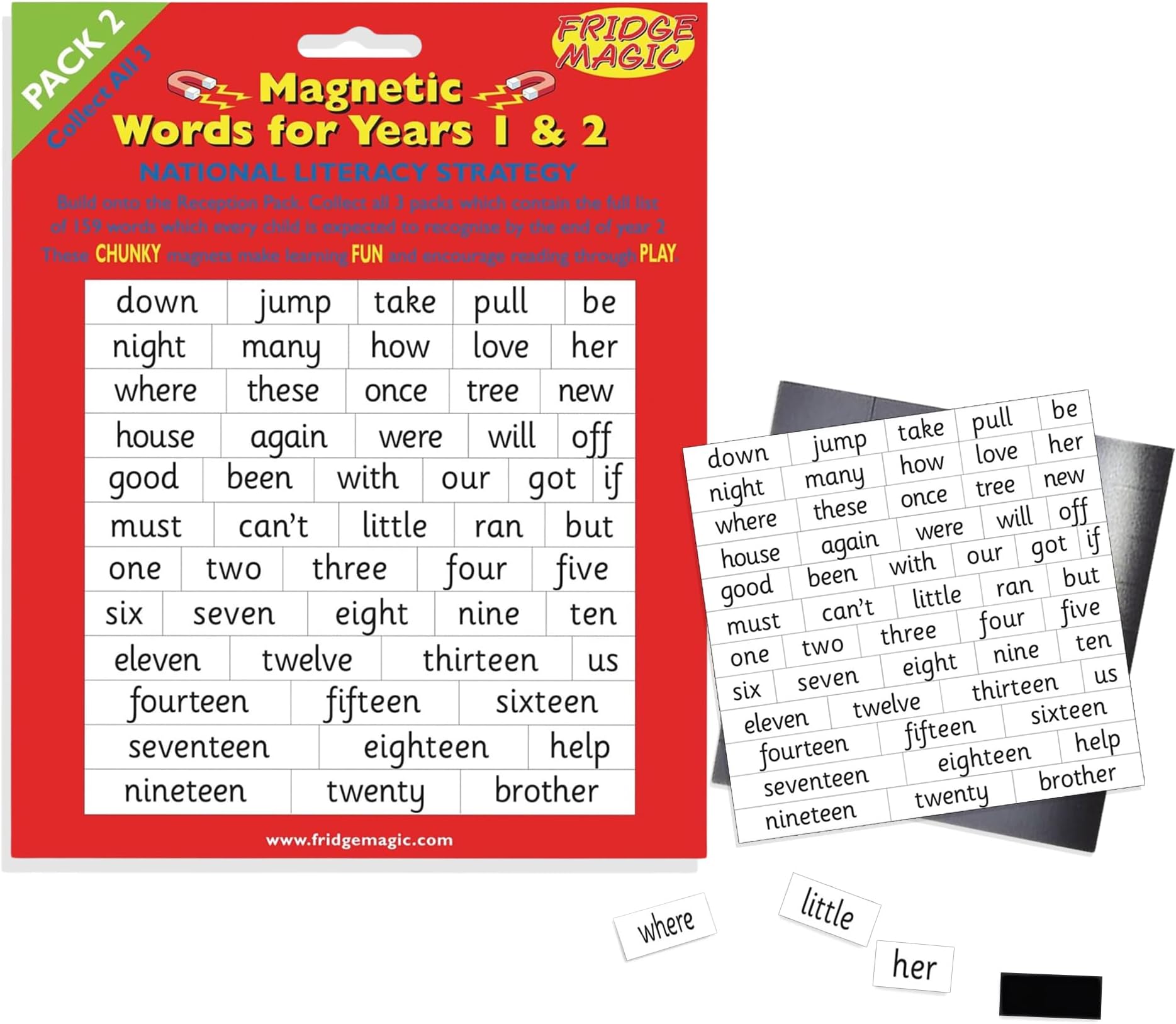 全国リテラシー戦略1年目と2年目の言葉2 PACK 2 Key Stage 1