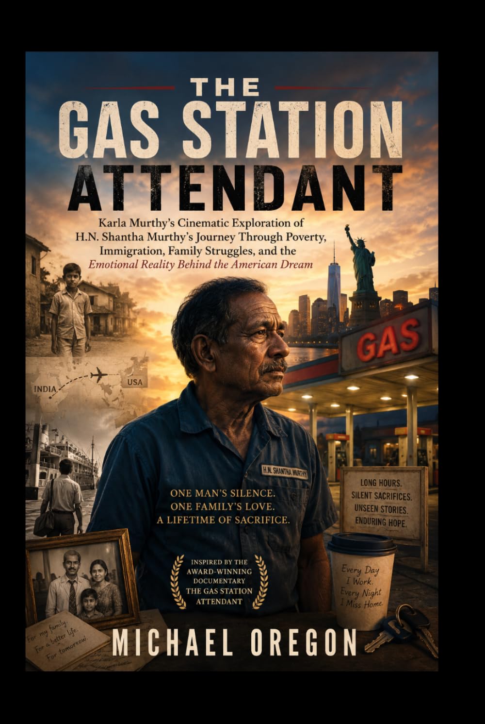 The Gas Station Attendant: Karla Murthy’s Cinematic Exploration of H.N. Shantha Murthy’s Journey Through Poverty, Immigration, Family Struggles, and the Emotional Reality Behind the American Dream