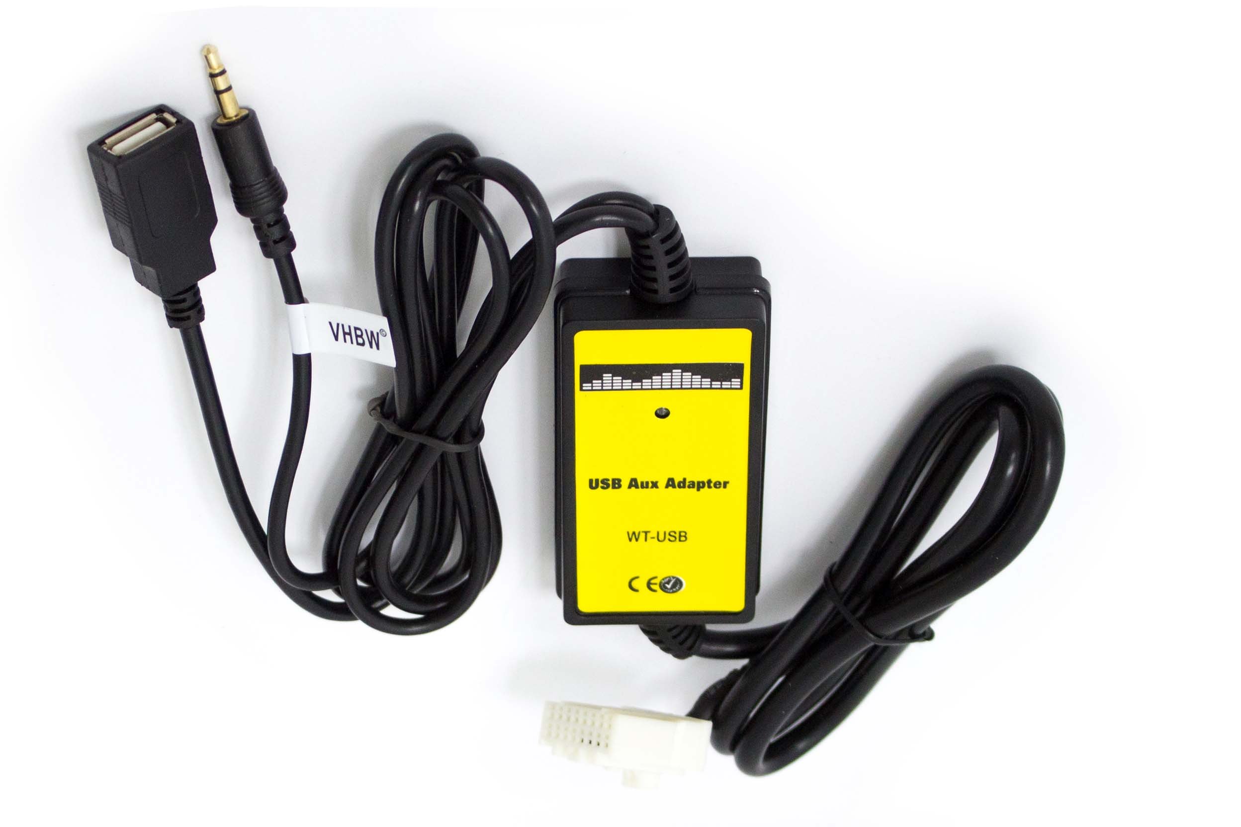 vhbw cavo adattatore audio AUX USB per autoradio compatibile con Mazda anno di prod. 2002-2011 MPV - USB