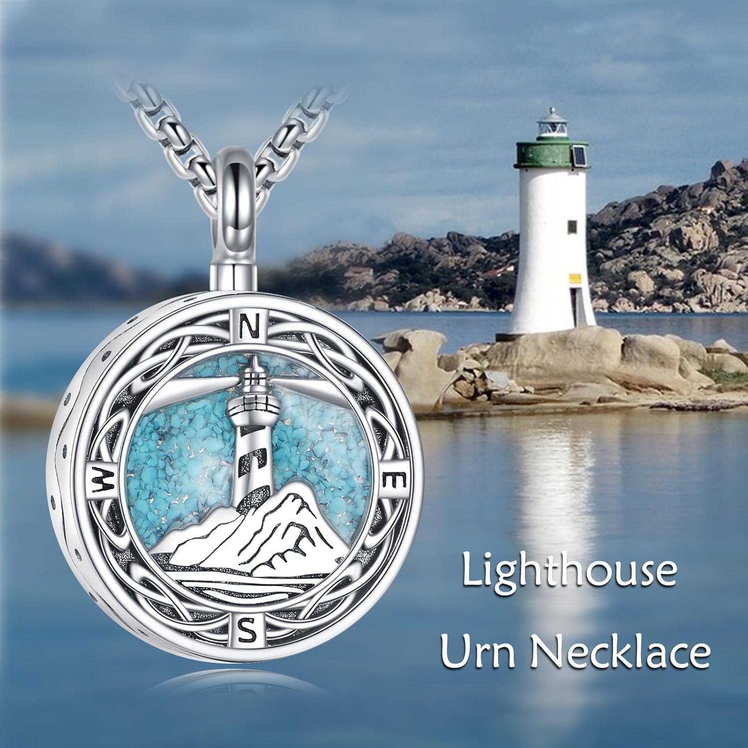 ONEFINITY Urn Necklaces For Ashes Sterling Silver Celtic Knot Cremation Jewelry For Ashes Memory Jewelry For Women Men - Image 6