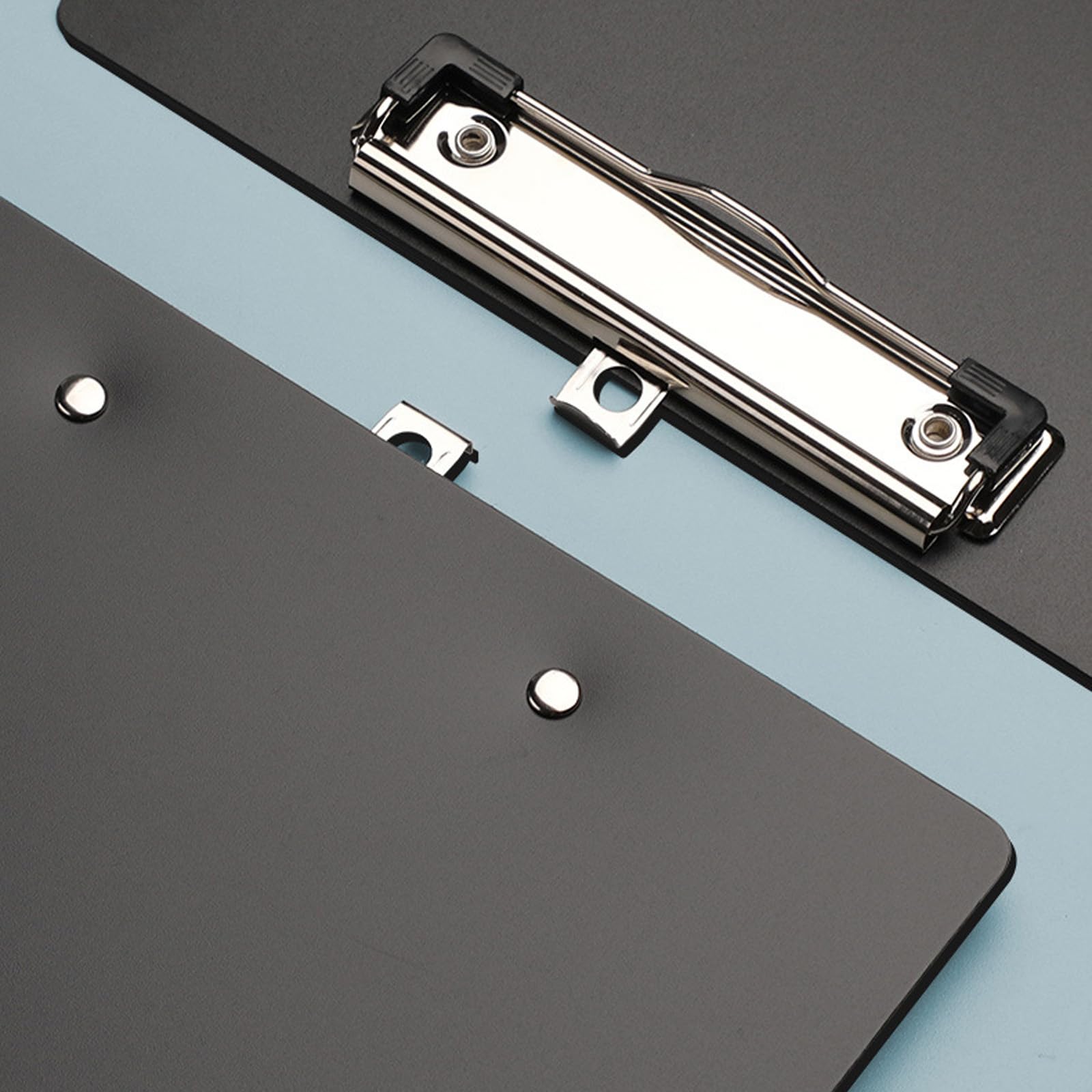 Clipboard Folder A4,4 Pcs Clipboard Folder Plastic Clip Boards Writing Clipboards with Heavy Duty Clips for Office & Classroom Supplies - Image 4