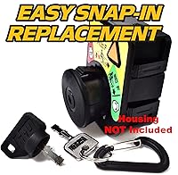 Vista 2 de HD Switch Kit de reconstrucción 925-06119C Interruptor de llave de encendido con llave de paraguas para Cub Cadet LT LTX LGT SLT GT GTX XT1 XT2