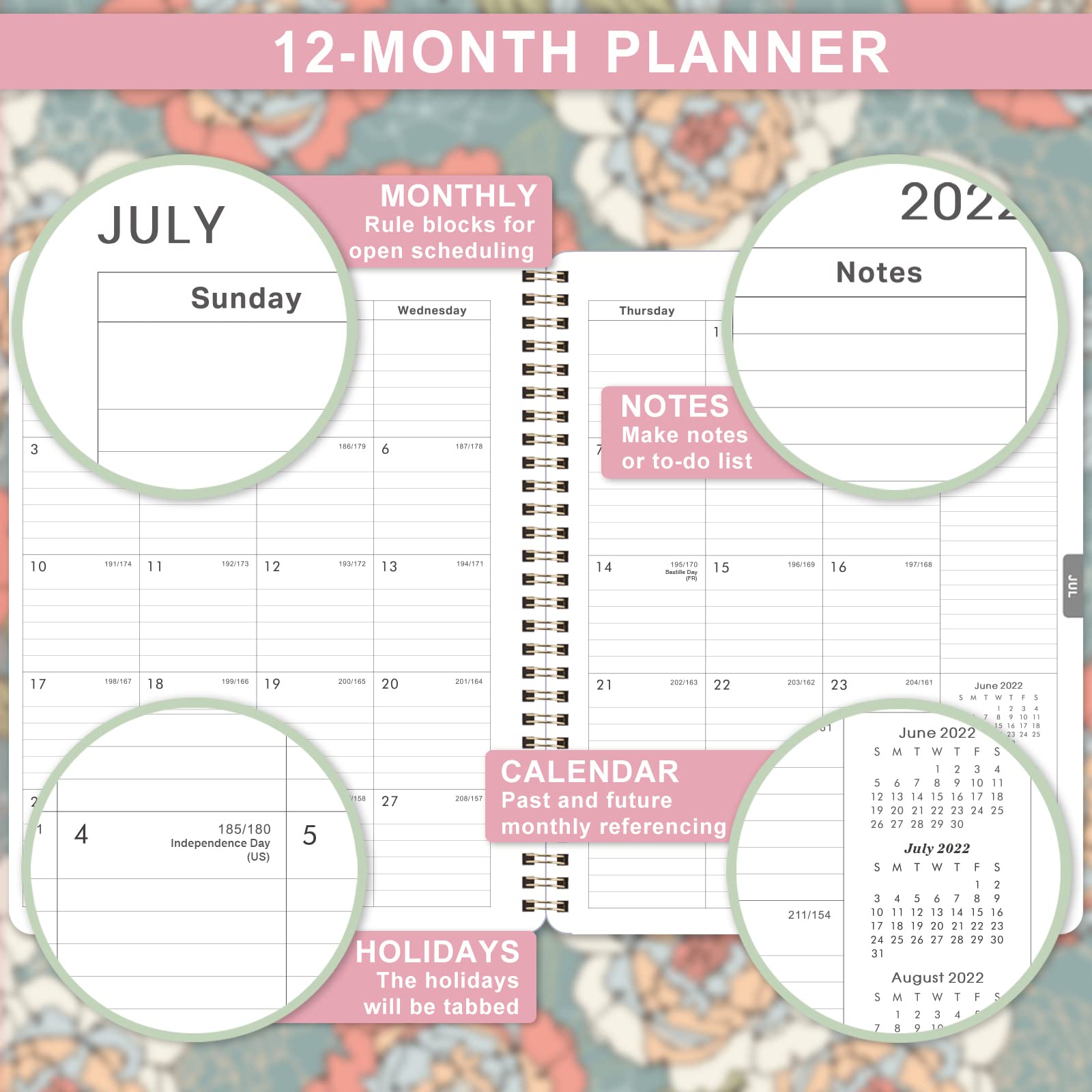 2022 Planner 2022 Weekly Monthly Planner With To Do List And Tabs 8 2022 Planner 2022 Weekly Monthly Planner With To Do List And Tabs 8
