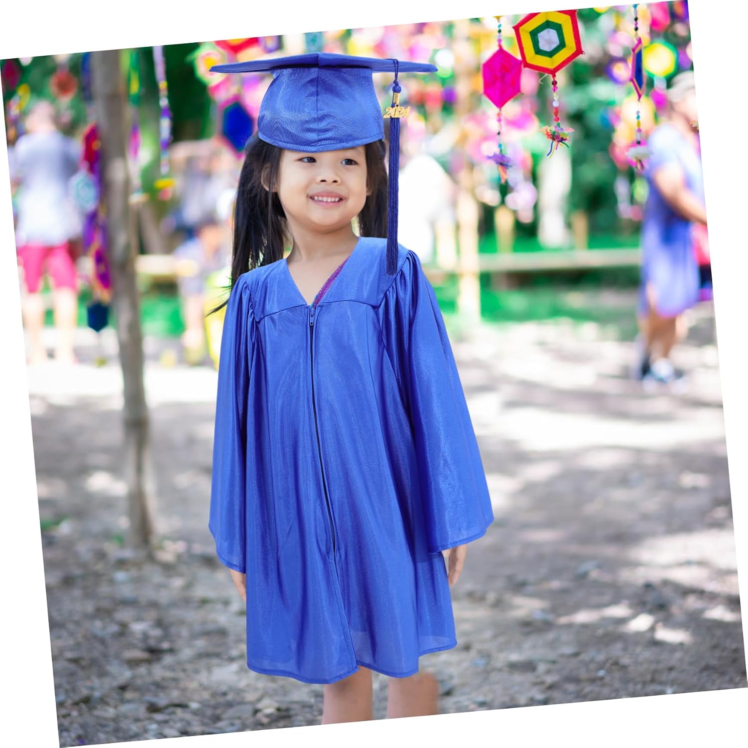 VALICLUD Graduation Gown Hat Dog Cap Board Graduation Hat and Gown Party Supplies Cap and Gown for Graduation
