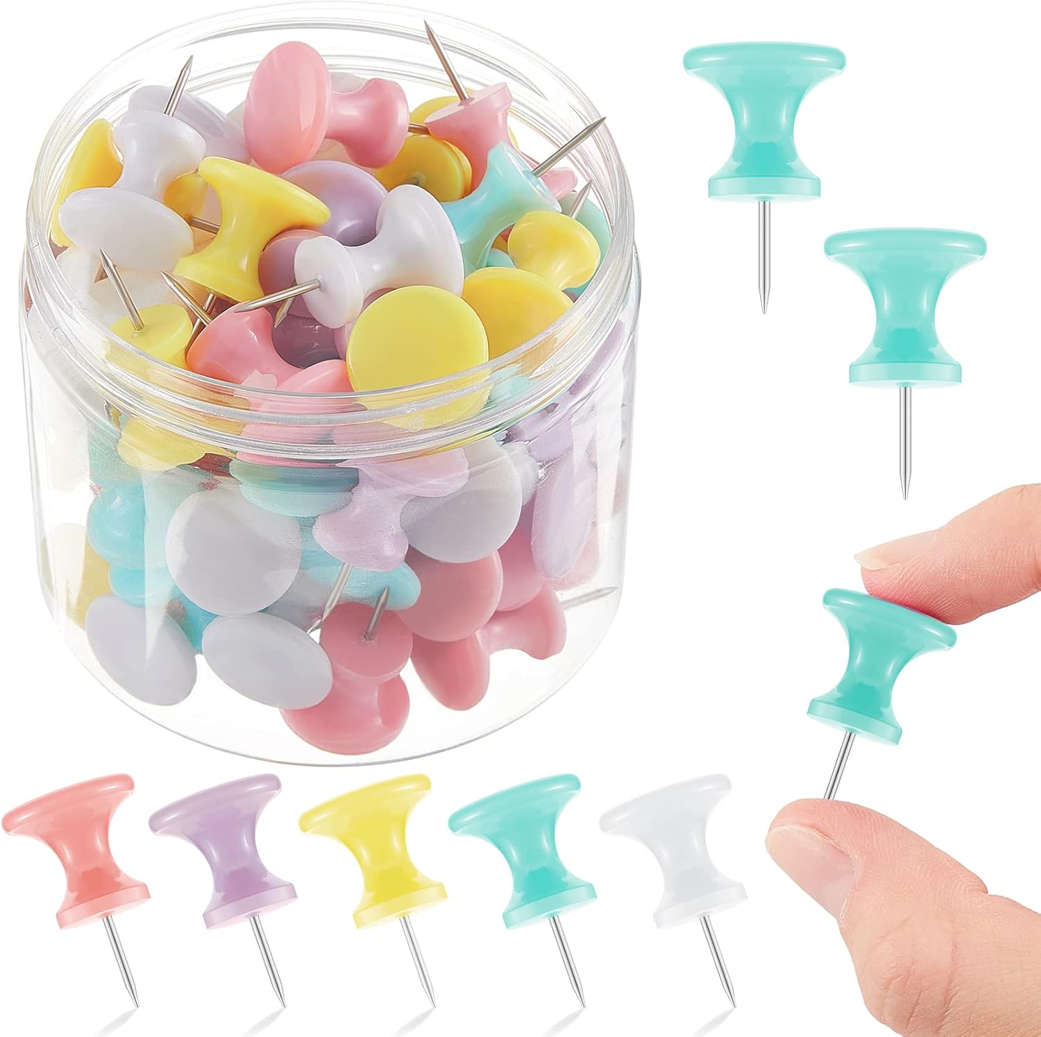 60 Pieces Giant Push Pins Big Thumb Tacks Large Tacks
