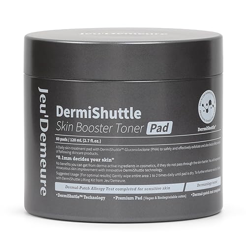 JEU'DEMEURE DermiShuttle Skin Booster PHA Premium Toner Pads, Exfoliating, Minimizing
