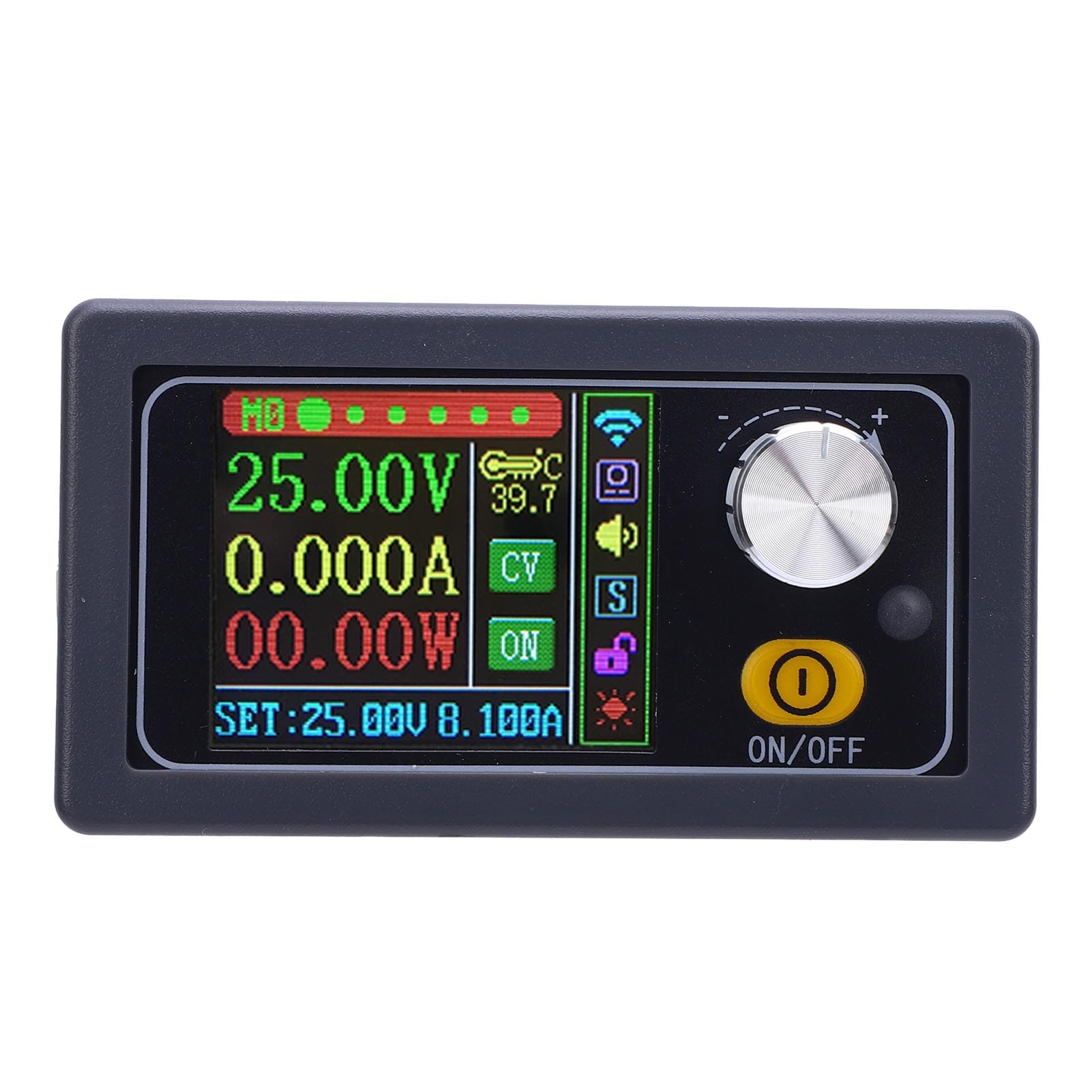 BRRNOO Boost-Wandler, Gleichspannungsregler mit DC6-55V-Eingang, DC0-50V-Ausgang, Maximal 400 W, Einstellbarer Spannungsregler, DC-Boost-Wandler für Digitalen Gleichspannungswandler