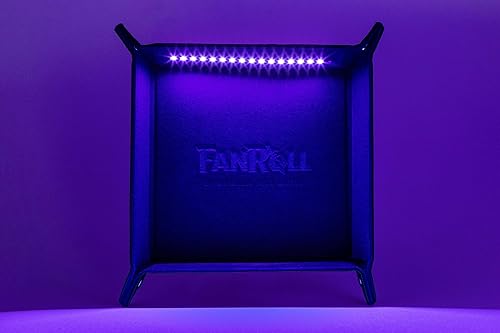 Miniatura 4 de FanRoll by Metallic Dice Games - Bandeja de luz negra