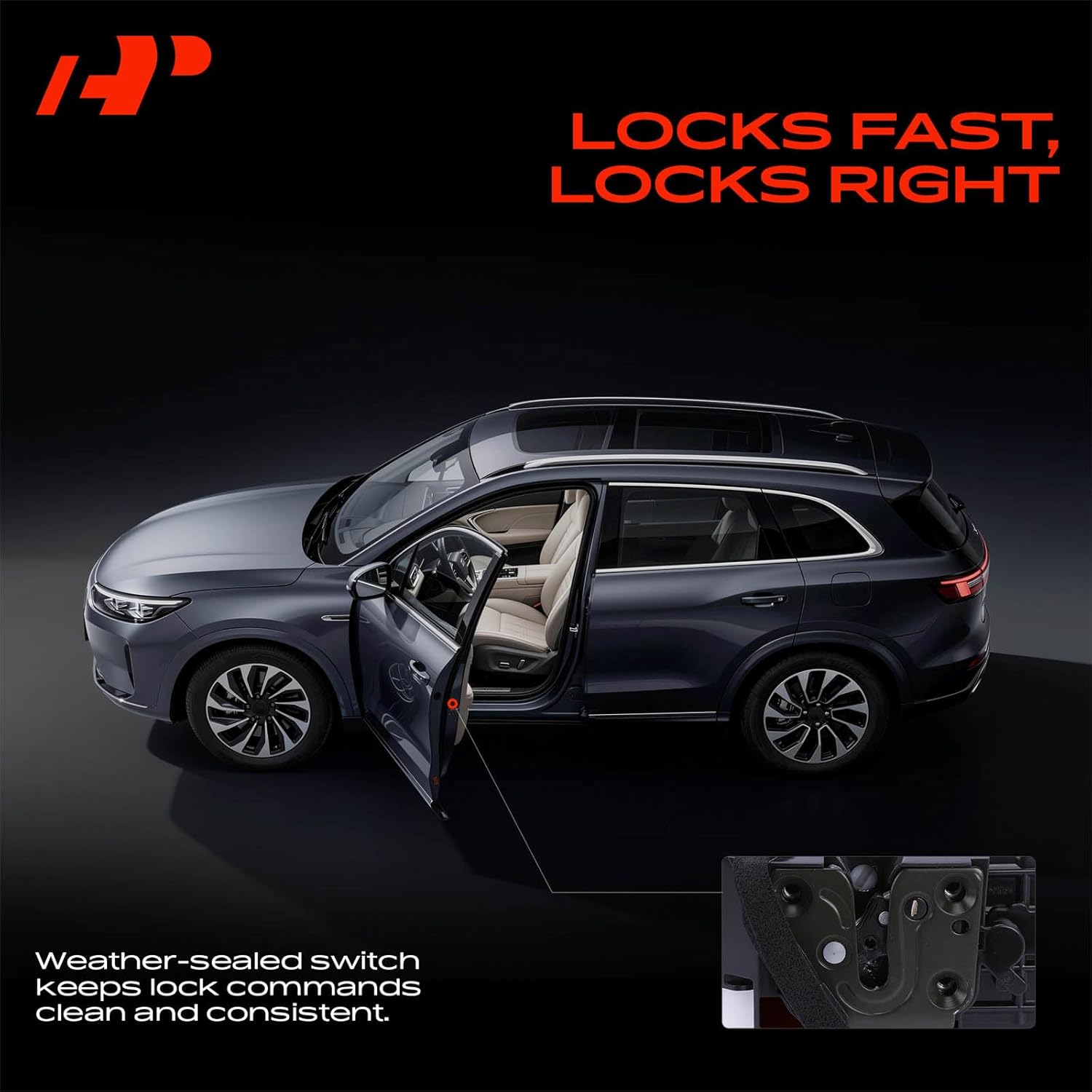 A-Premium Front Left Driver Side Door Lock Actuator Compatible with Nissan Titan/Armada 2005-2012 & Infiniti QX56 2005-2007