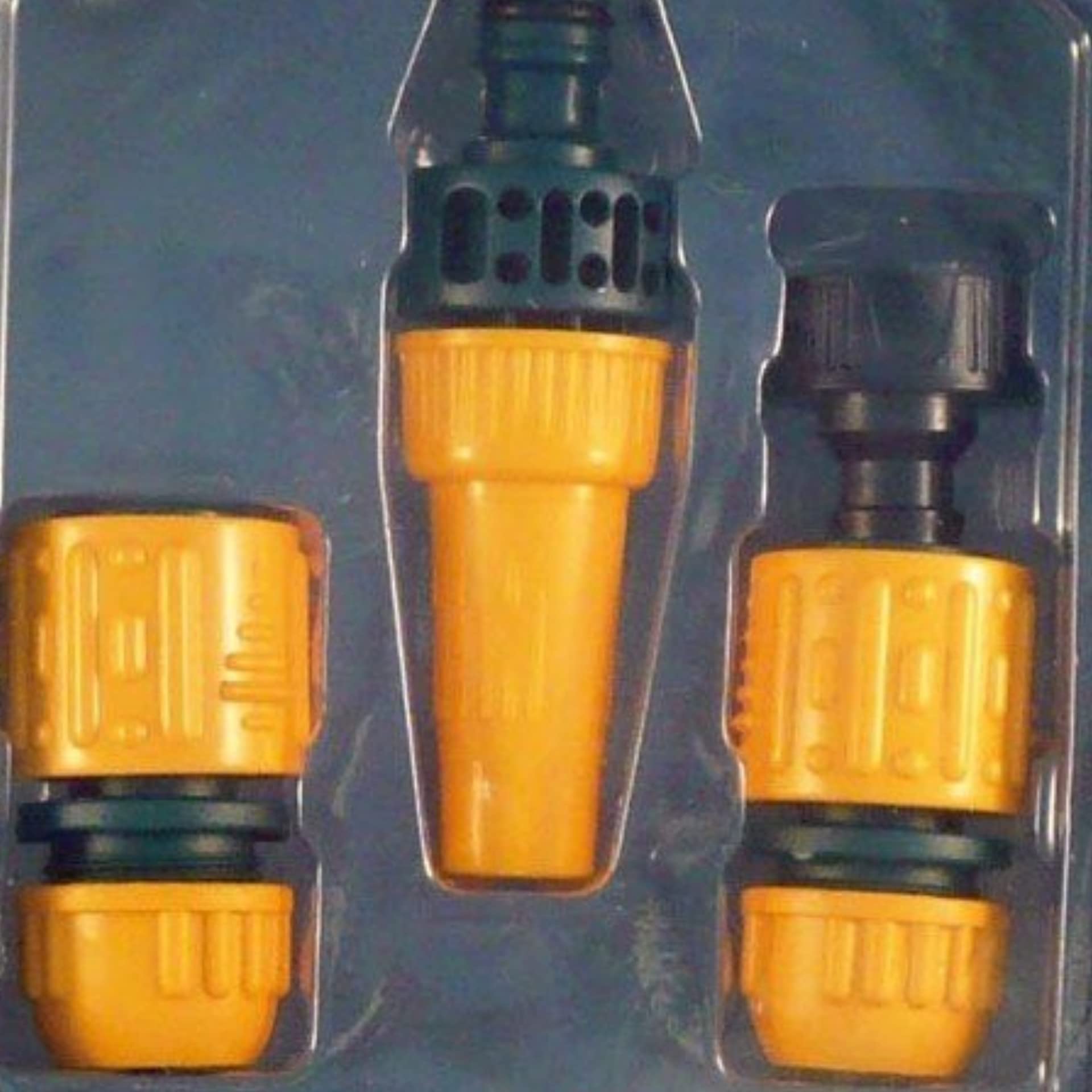 Riegolux 331020 Kit Manguera Batterie con Accesorios, Verde, 25 m