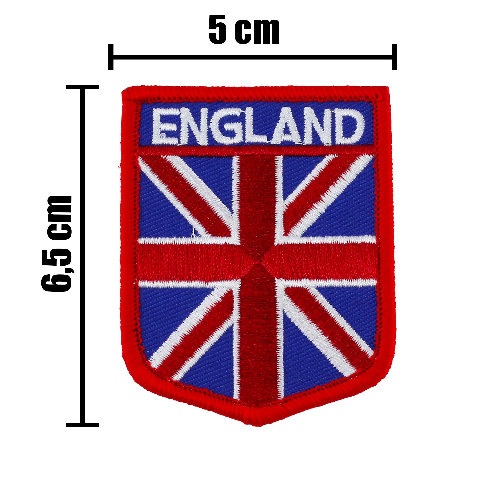 Toppa Ricamata Scozia Stemma Leone - Termoadesiva O Cucibile, 8.1x8.8cm, Per Jeans, Zaini