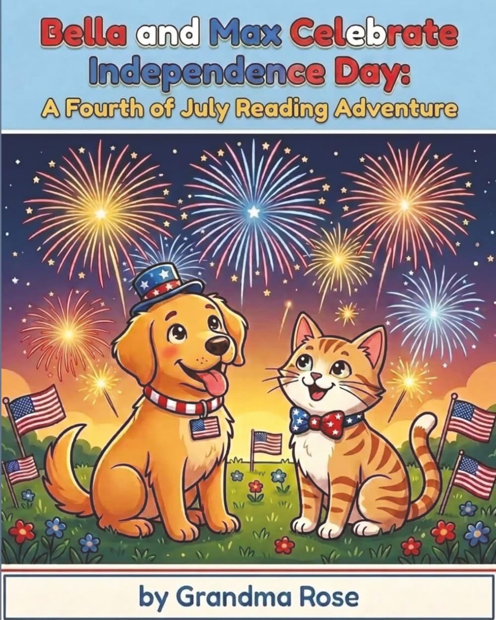 Bella and Max Celebrate Independence Day: A Fourth of July Reading Adventure (Max and Bella: A Coloring Storybook Adventure)