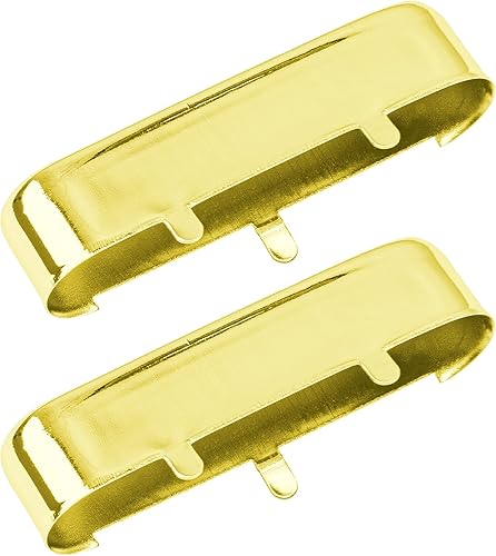 2 fundas para pastillas de cuello de guitarra Yootones compatibles con guitarra eléctrica TL Tele Telecaster Style (dorado)