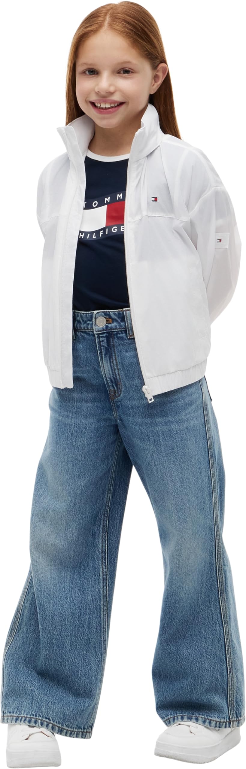 Tommy Hilfiger Unisex Kinder Windbreaker Jacket Ks0ks00741 Jacken (1er Pack)
