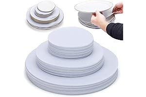 Ceramic Plate Separators - Set of 60 Premium Soft Felt Dividers