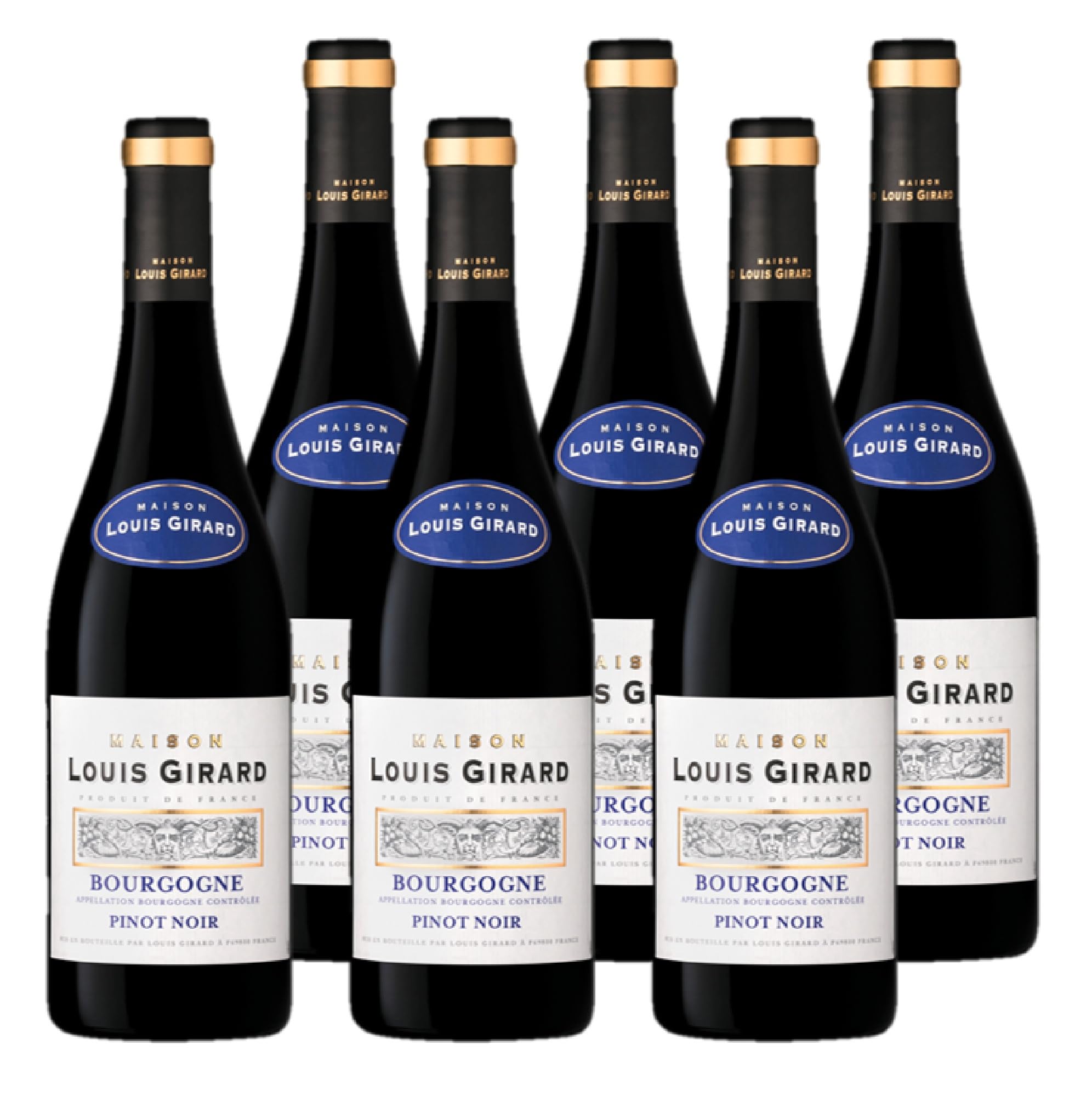 Maison Louis Girard - Pinot Noir - AOP Bourgogne - Vin Rouge - 6x75cl