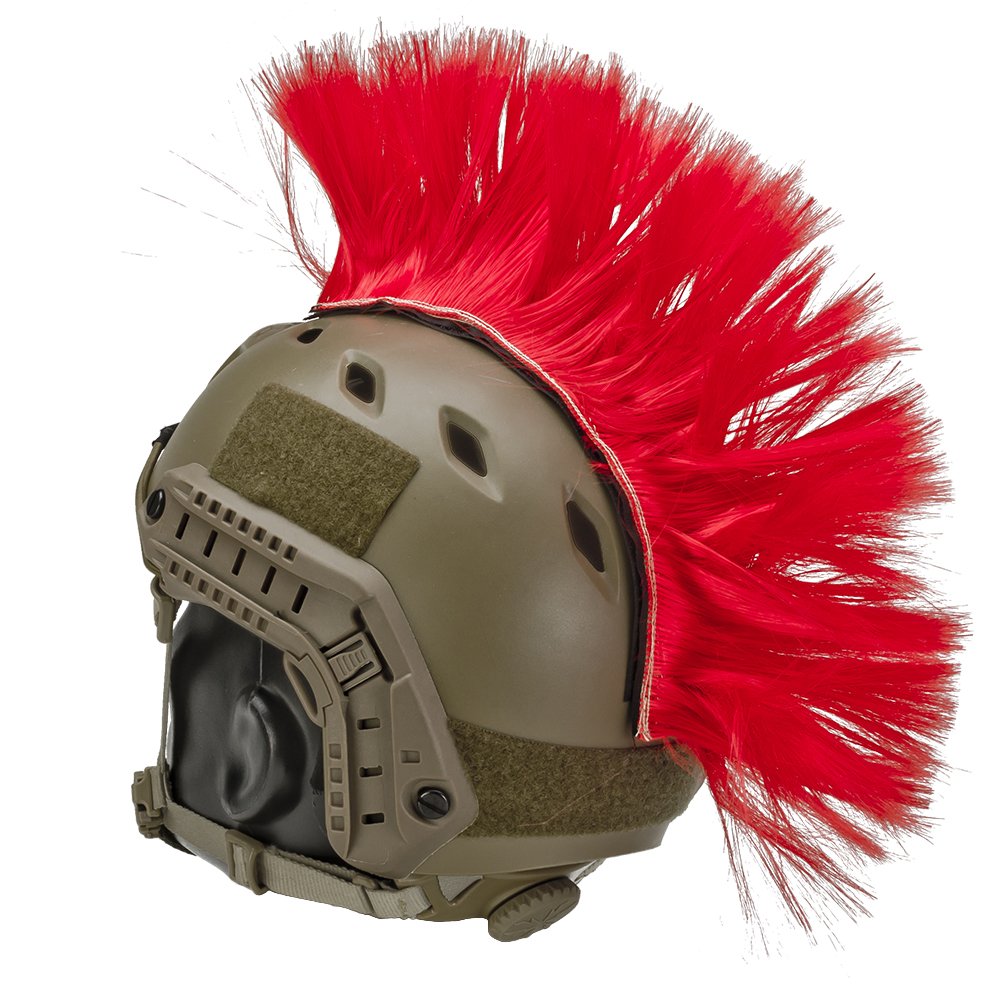 Evike - The Tacti-Cool Headpro Mohawk by Matrix - (Color: Red) - (PID: 50014)