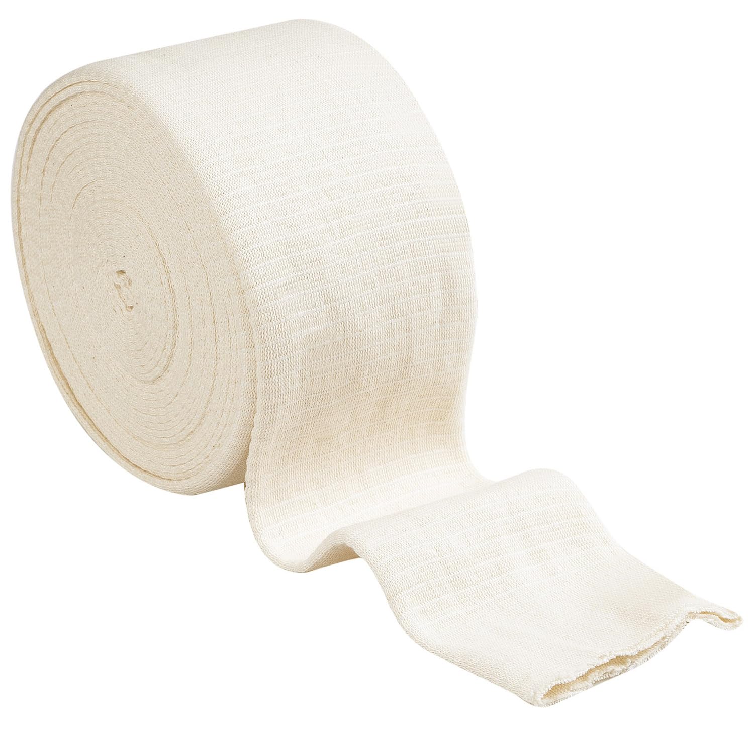 Elasticated Tubular Bandage 2.5’’ x 5.46yd Cotton Stockinette Tubing Stretch Compression Support Bandages for Large Arm Knees Legs