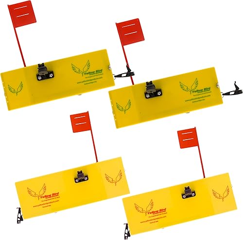 Tableros de cepillado para pesca (paquete de 4) 4 opciones de tamaño Incluye kit de bandera de tatuaje