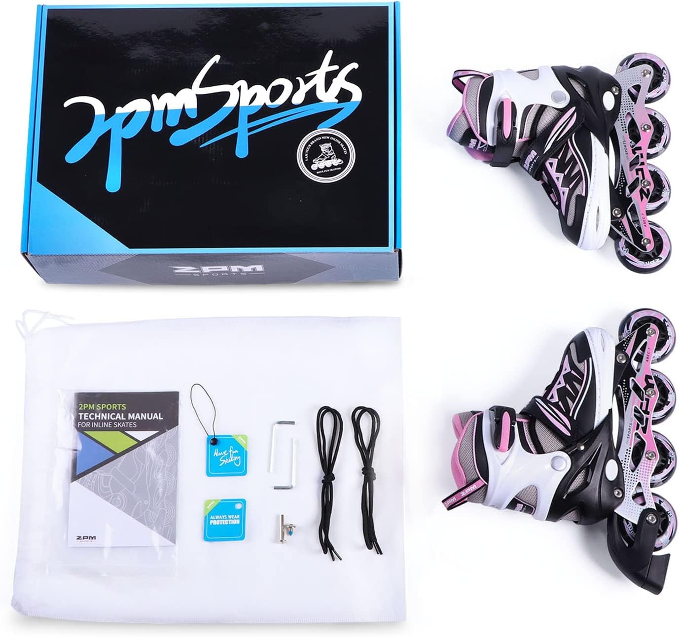 Cytia Regulable Patines en línea para niños y Adolescentes con Ruedas de PU 82A
