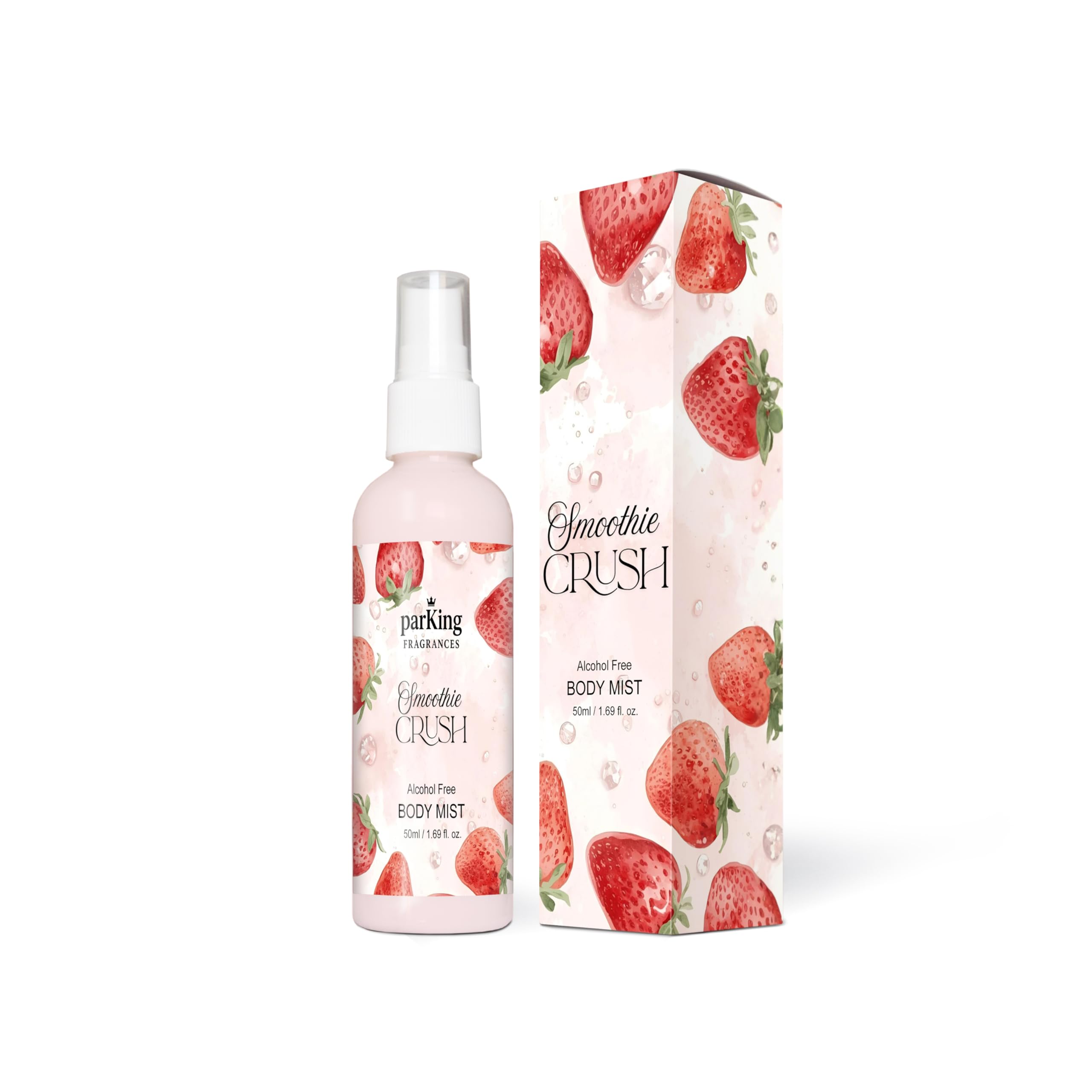 Smoothie Crush Alcohol Free Body Mist, Strawberry Fragrance, 50ml-image-7