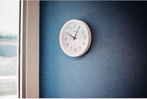 Miniatura 2 de Global Industrial Reloj de pared de 12", plástico, blanco