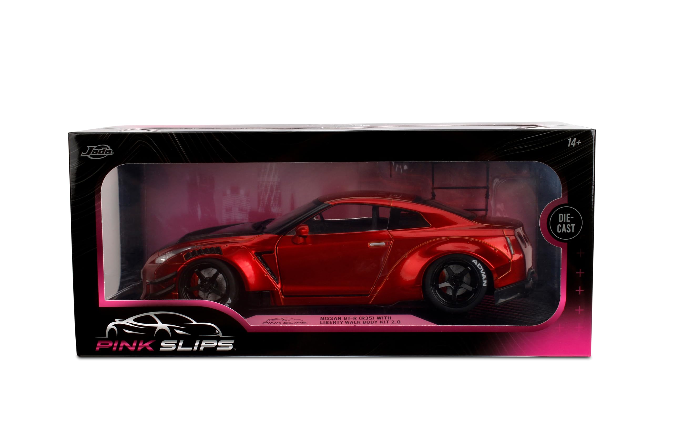 Jada Pink Slips Nissan GT-R (R35) with Liberty Walk Body Kit 2.0 1
