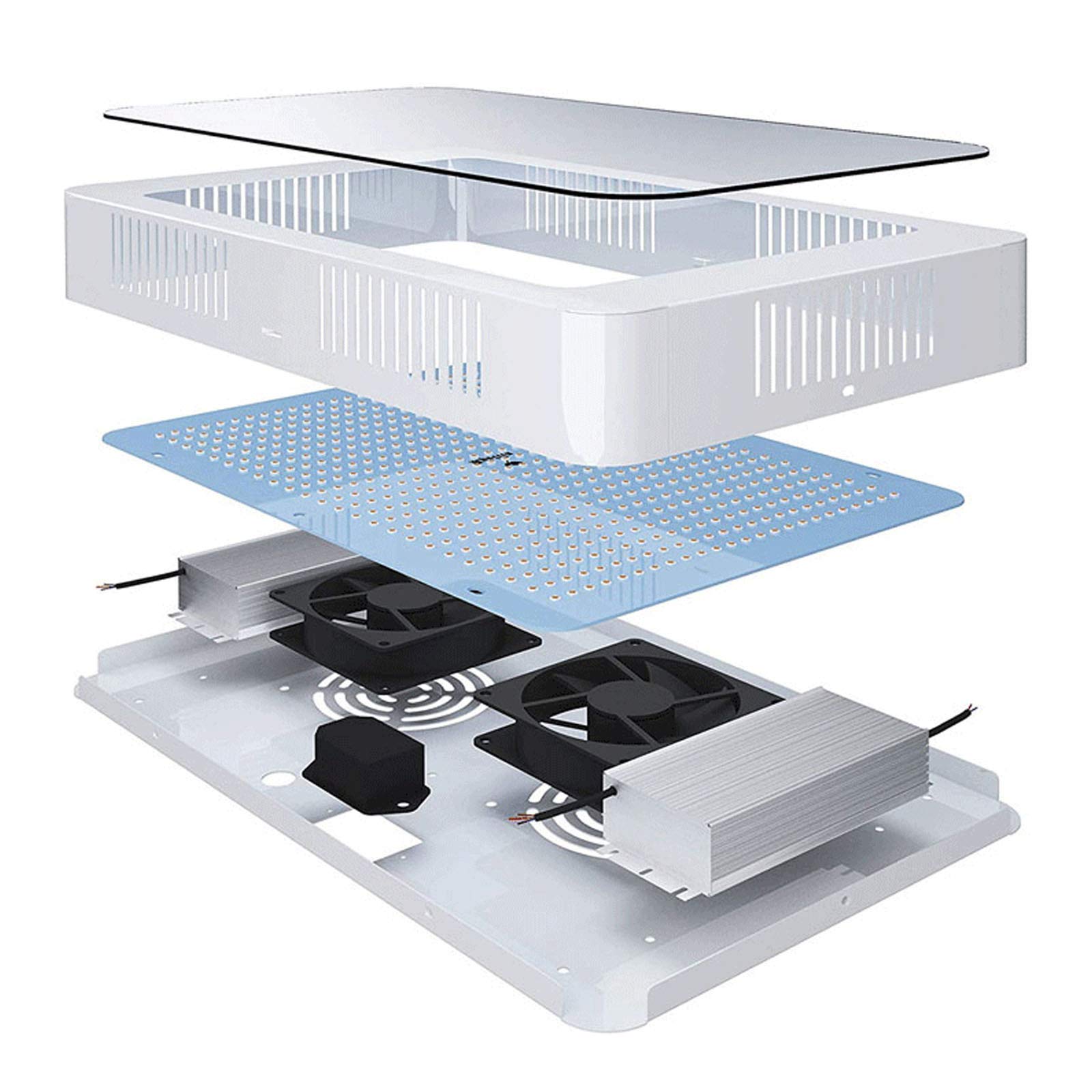 Lampe de culture de plantes 300 W, lumière de plantes à spectre complet 360 LED, avec lumière ultraviolette, lumière de plantes pour la plantation, la croissance, la floraison et la fructification