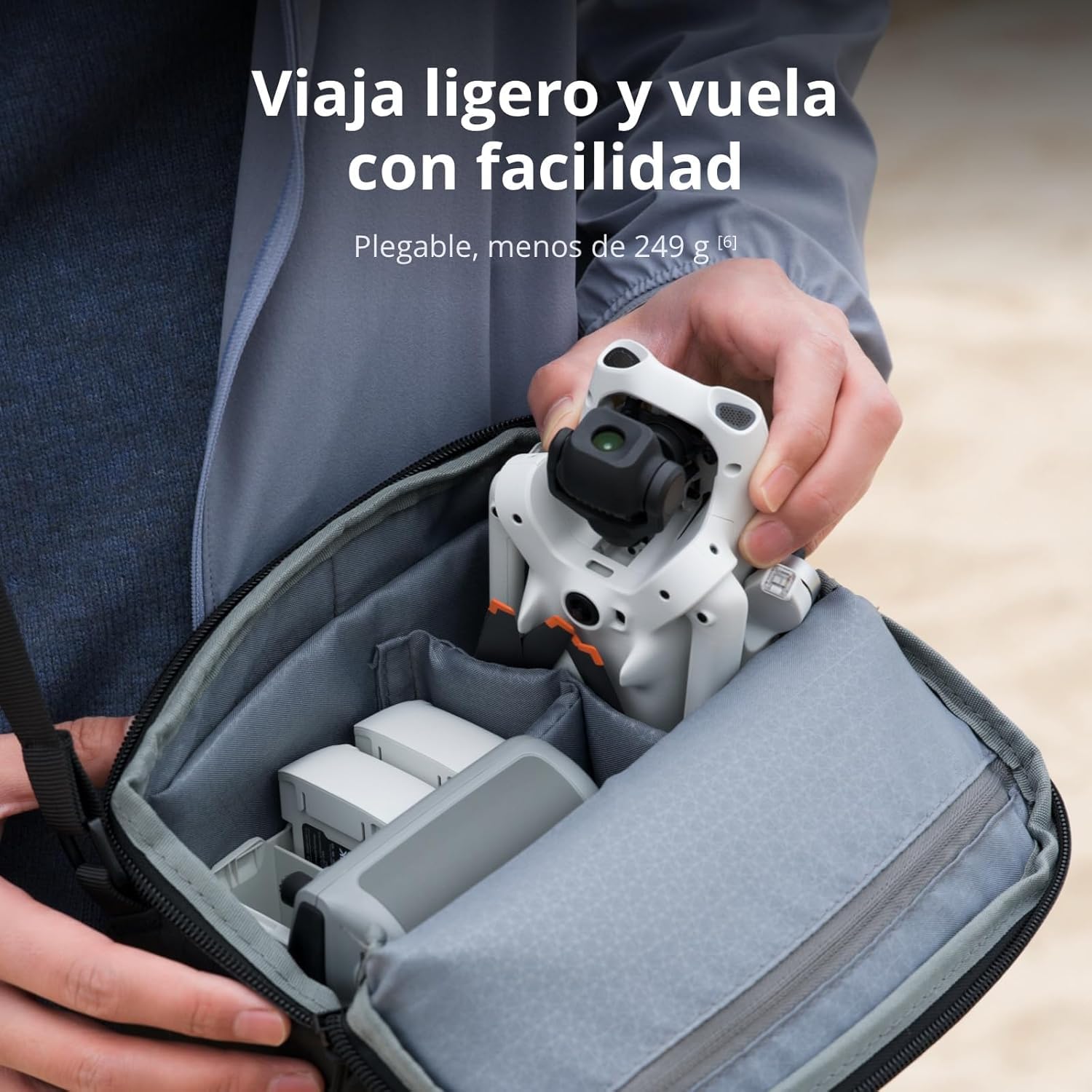 Pack DJI Lito 1 Dos Baterías con DJI RC-N3 con Bundle, dron con cámara 4K para principiantes, detección de obstáculos, ActiveTrack, vídeo 4K e imagen 8K, transmisión de vídeo de 15 km, C0