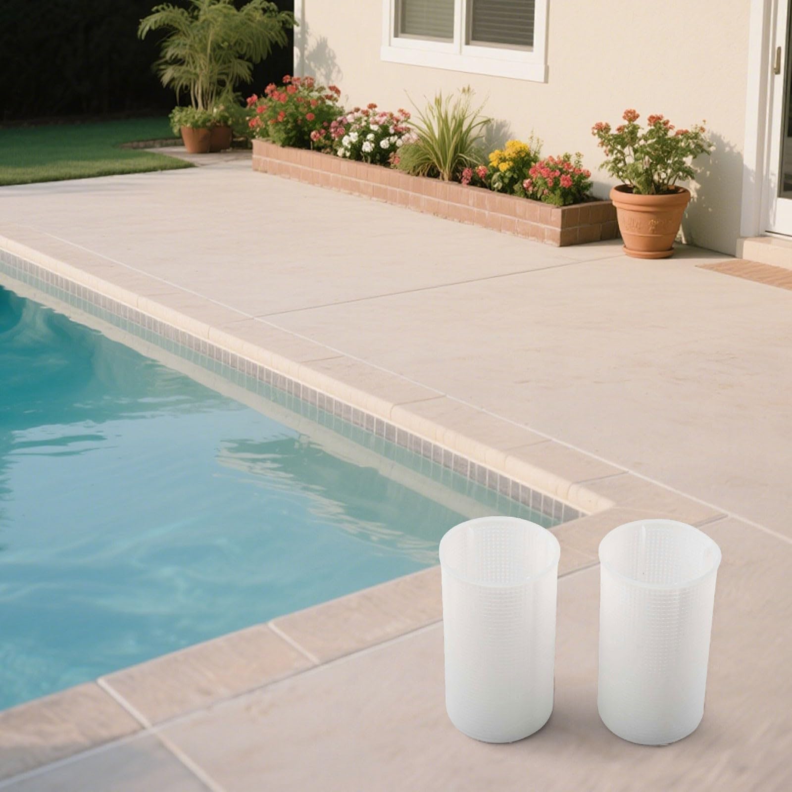 Tamiz de succión ABS para prefiltro de Bomba de Piscina SPS25 SPS50 SPS75 SPS100, Cesta de Filtro de Repuesto, 2 Piezas