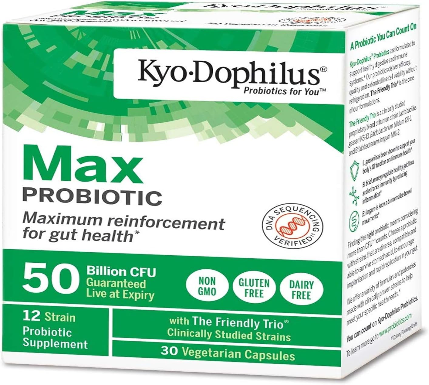 Kyo-Dophilus Max Probiotics, 30 Vegetarian Capsules