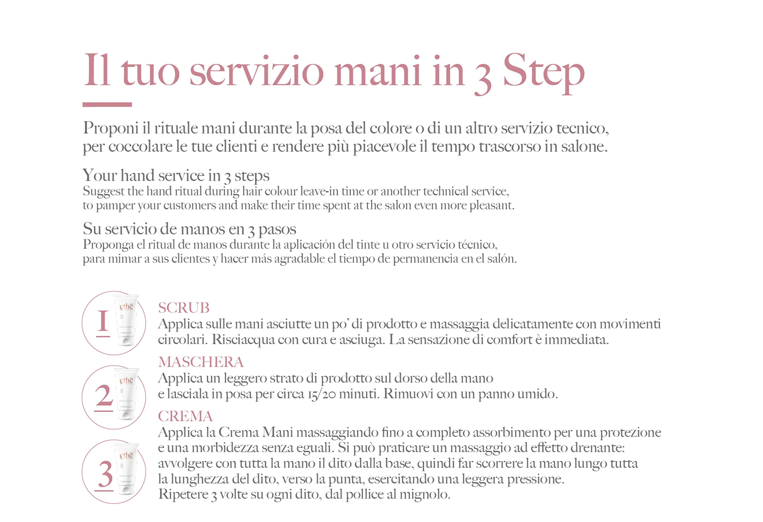 Ethè Scrub Mani 50ml - Crema con fini granuli di pomice
