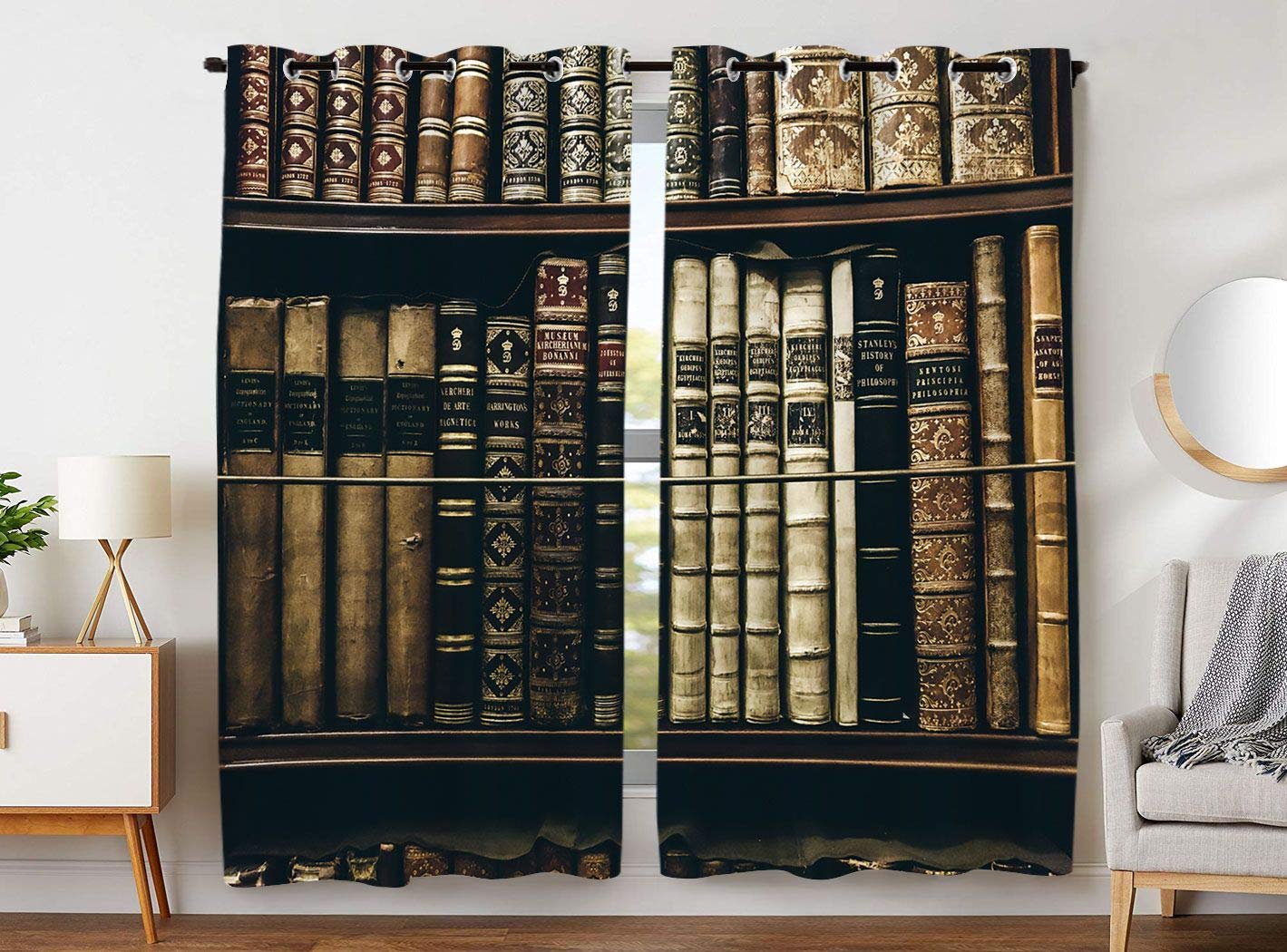 Rideaux Occultants à Isolation Therique Avec œillets Avec Ipression