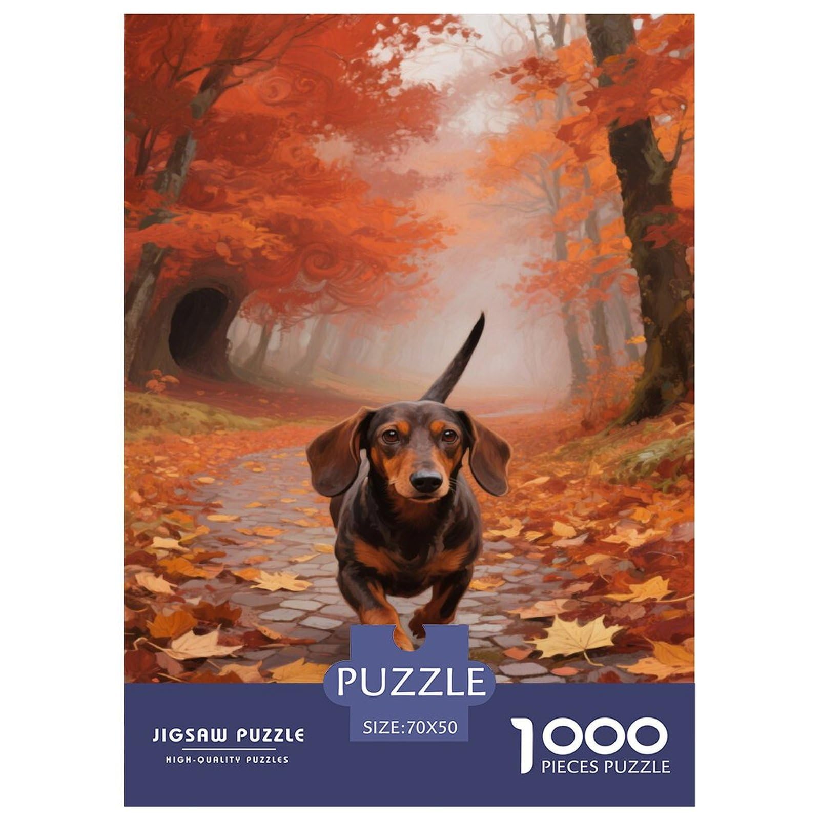 Jigsaw Puzzles Autumn Forest 1000 Piece Challenge Toy for Adults,Autumn Forest Impossible Jigsaw Puzzles 1000 Pieces Educational Game Home Decoration 70x50cm/1000pcs