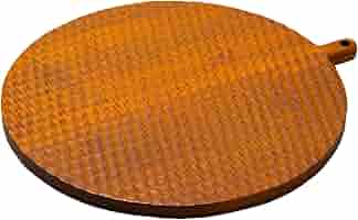 木製平皿 ダークブラウン 直径約44cm Amazon.co.jp: スワンソン商事 ボード 丸 木製 DDボード ライト