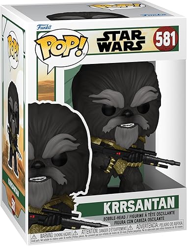 Funko Pop Star Wars: El libro de Boba Fett - Krrsantan negro - Figura de vinilo coleccionable - Idea de regalo - Producto oficial - Juguetes para
