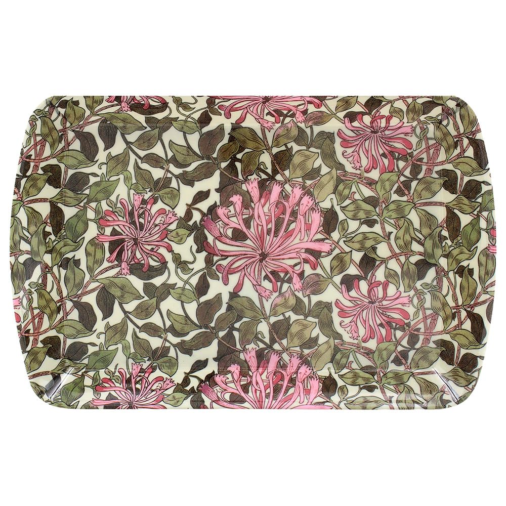 Lesser & PaveyBritish Designed Serving Tray | Dinner Tray For Multiple Uses Around The Home | Honeysuckle Trays For Food Serving Or Drinks Serving - William Morris
