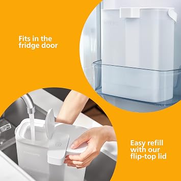 Philips Water On Demand Filtered Water Dispenser Replacement Filter - 3pack – Taste + Improves Taste and Reduces impurities, BPA-Free