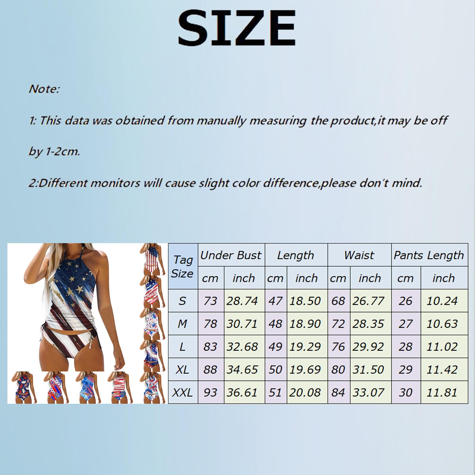 Generisch Costume da bagno da donna, alla moda, estivo, con stampa, sexy, con lacci, diviso (3)